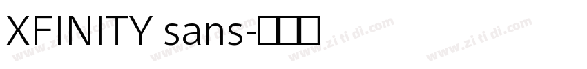 XFINITY sans字体转换 XFINITY sans字体转换